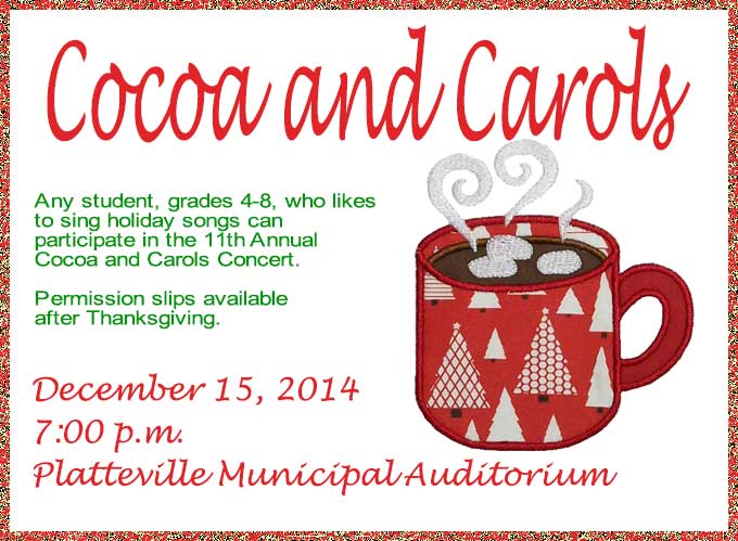 Cocoa and Carols Concert