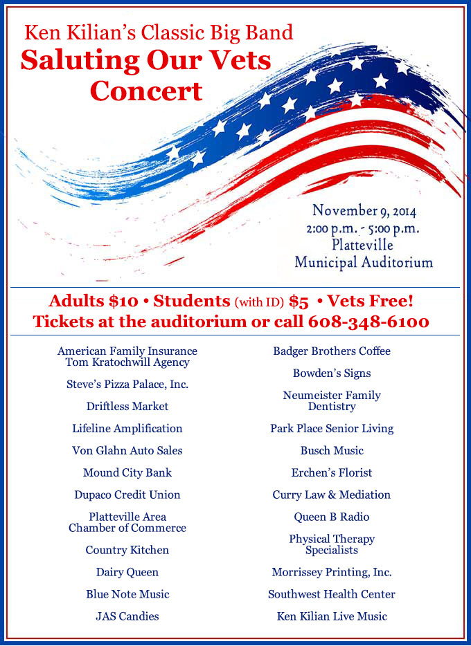 Ken Kilian's Salute to Veterans Concert