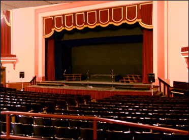 Municipal Auditorium in Platteville, WI. � 2011 Celeste Moore for 'Friends of Platteville Municipal Auditorium'