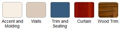 Auditorium colors.  � 2012 Celeste Moore